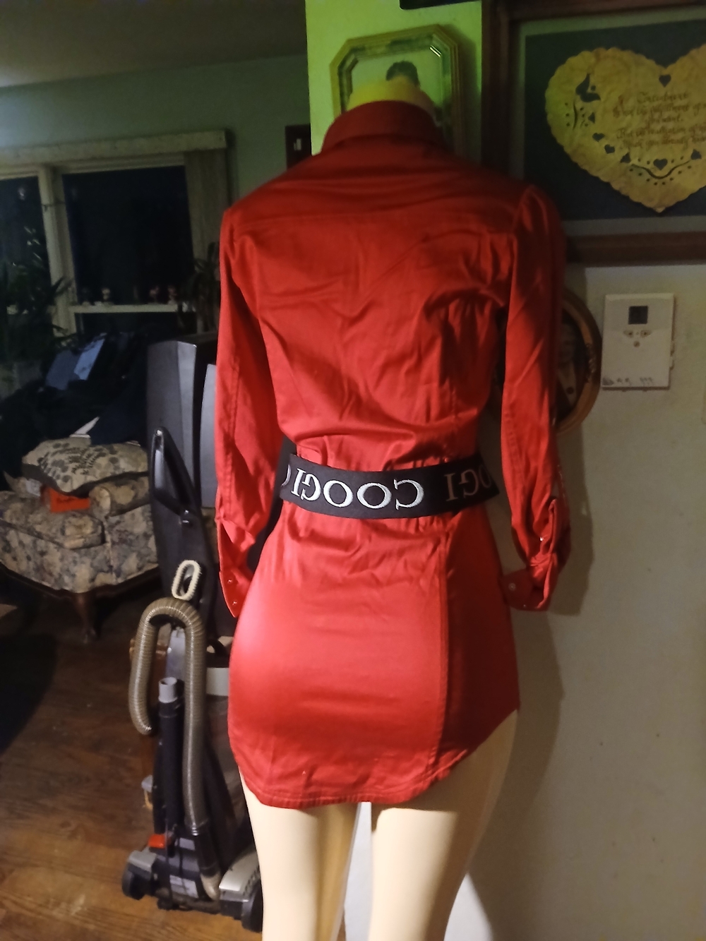 COOGI Red Button-Front Shirt Jacket - Picture 11 of 12